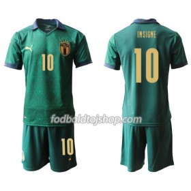 Italien Lorenzo Insigne 10 Børn 3. Fodboldsæt Euro 2020 S/S (+ Korte bukser)